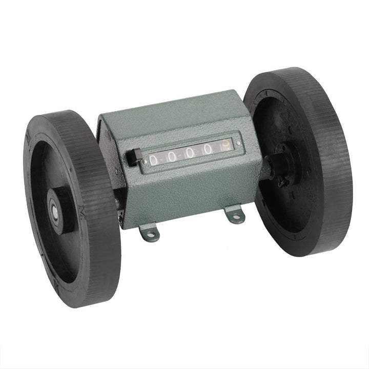 Mechanische Längenzähler Meter Counter Rolling Wheel 5 Stellen 0-9999,9m zum Zählen Messlänge, Max.