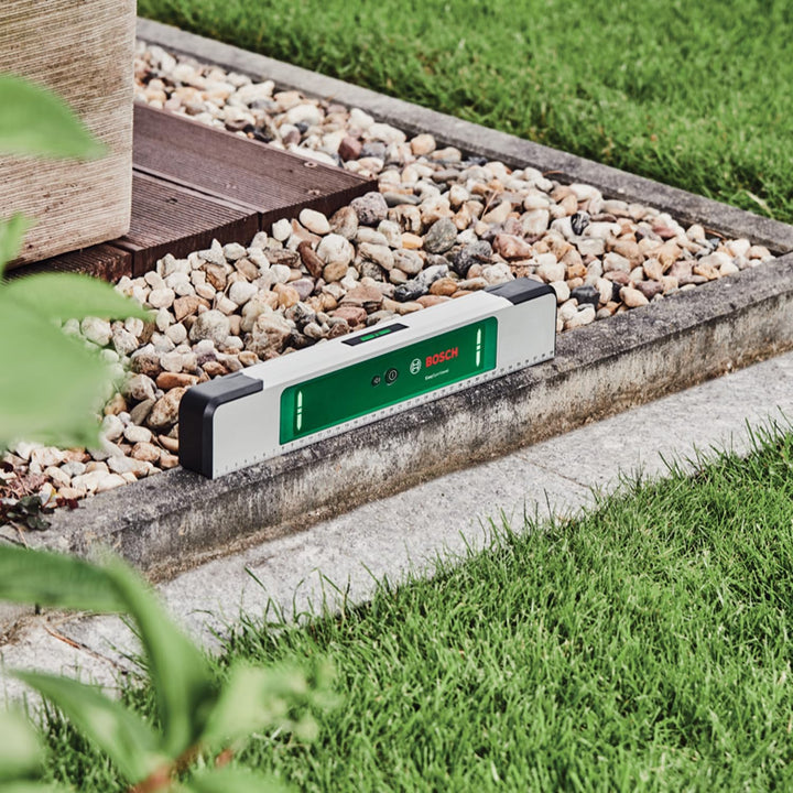 Bosch Wasserwaage EasySpiritLevel (intuitives LED-Konzept, Tonunterstützung, Neigungen bis zu +/-3°,