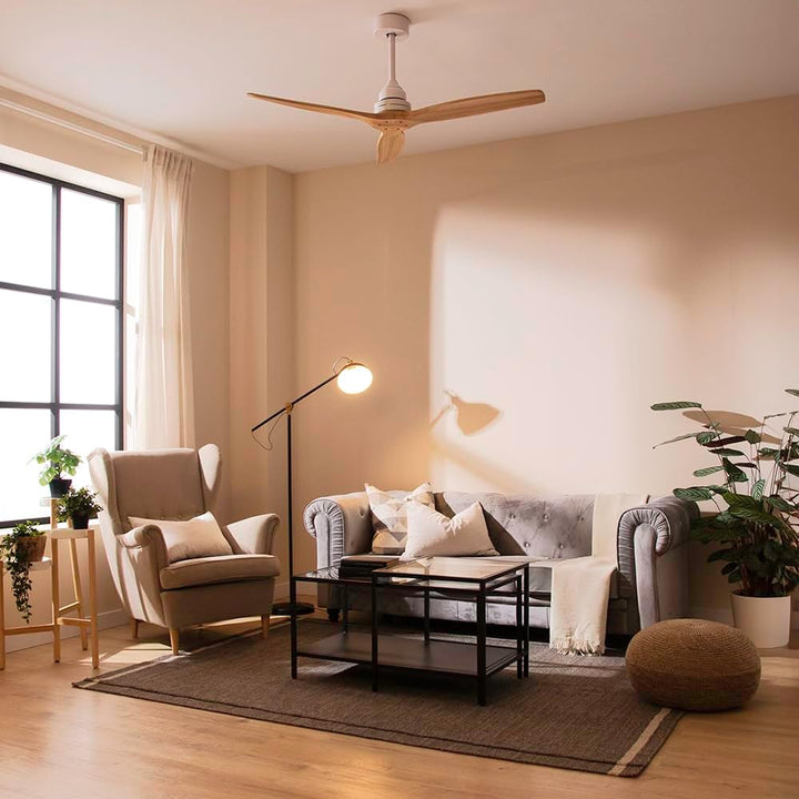 Cecotec Deckenventilator mit Fernbedienung und Timer EnergySilence Aero 590, 70 W, Energiesparend, 1