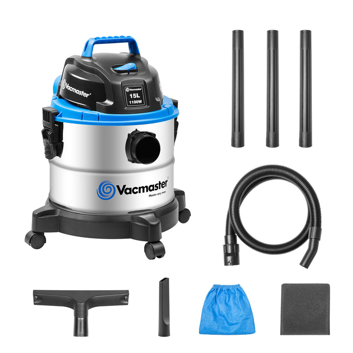 Vacmaster VQ1115S Nass Trockensauger Industriestaubsauger Staubsauger,Blasfunktion,Trocke & Nass Bod