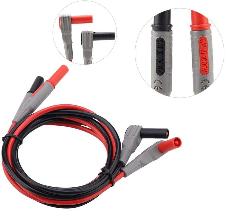Messleitungen Multimeter Kabel Prüfkabel Set Elektronisches digitales Messleitungs-Kit für 1M mit Kr