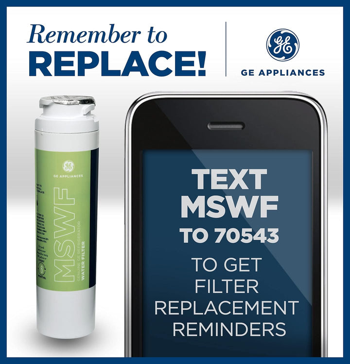 GE MSWFDS Refrigerator Replacement Water Filter-REFRIGERATOR FILTER REPL