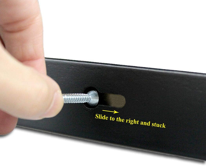Protected Schallplatten Wandleiste aus Holz schwarz