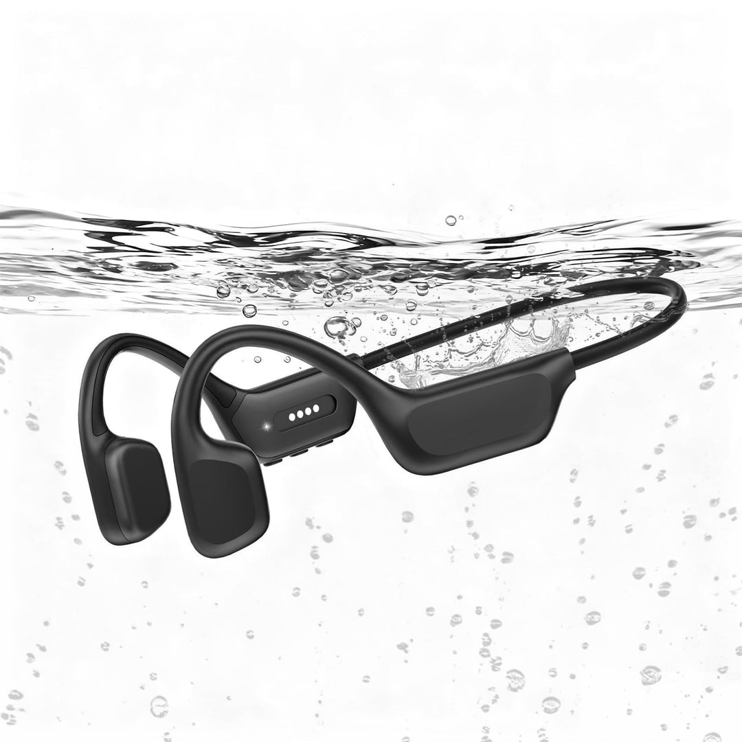 Knochenschall Kopfhörer Schwimmen, IPX8, Bluetooth 6.0, 8 GB MP3 | Open-Ear Sportkopfhörer, IPX8 Was