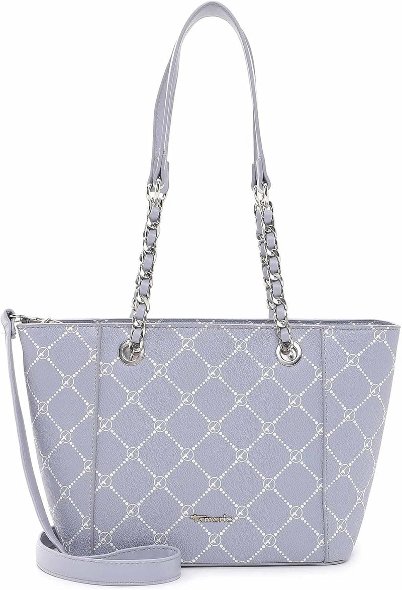 Tamaris Shopper Anastasia Summer 32103 Damen Handtaschen Print Einheitsgrösse Greyblue 855, Einheits