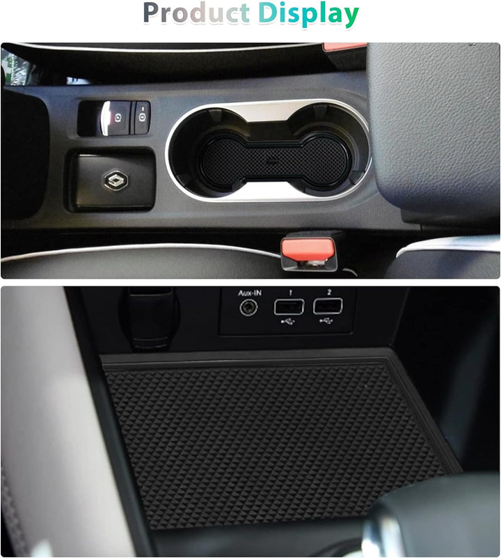 GAFAT Renaul-t Captur 2 2020-2022 2023 Antirutschmatten, Captur 2 Gummimatten, Mittelkonsole Getränk