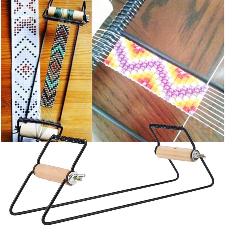Weben Perlen Set, DIY Handgemachte Strickperlen Kit Schmuck Armbänder für Anfänger
