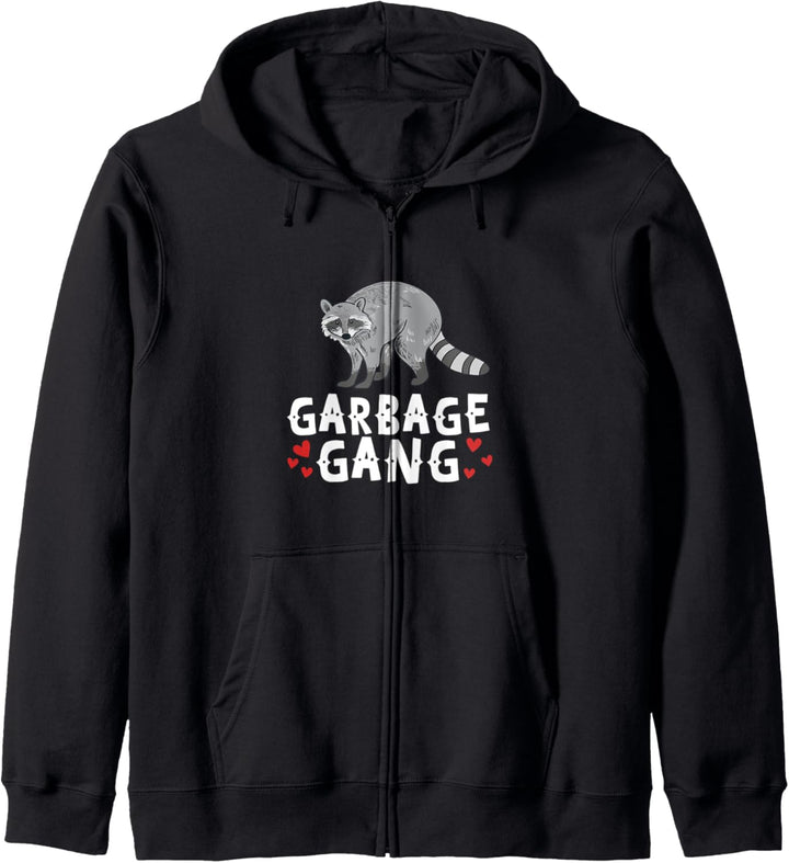 Garbage Gang Funny Raccoon Kapuzenjacke