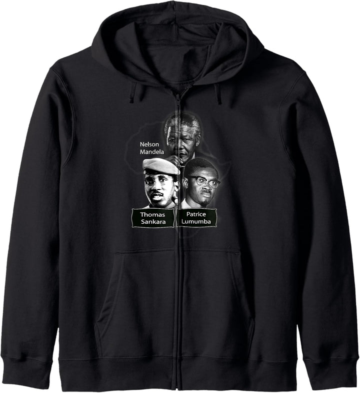 Patrice Lumumba - Nelson Mandela - Thomas Sankara Kapuzenjacke