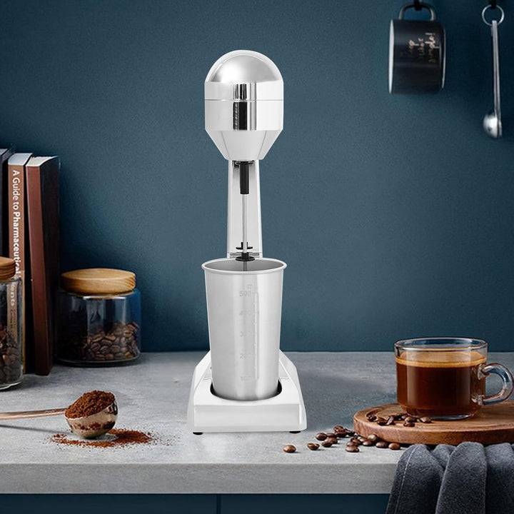 Milchshake Maker, Getränkemixer elektrischer Standmixer 500 ml Becher - 100 W 2 Geschwindigkeitsstuf