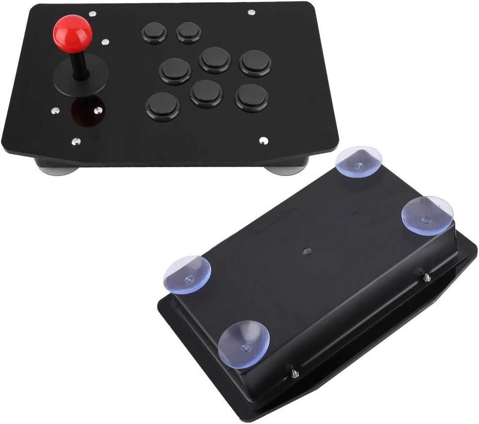 Arcade Fight Stick Joystick,USB Arcade Controller Joystick Konsole,Fighting Stick mit 8 Tasten, Arca
