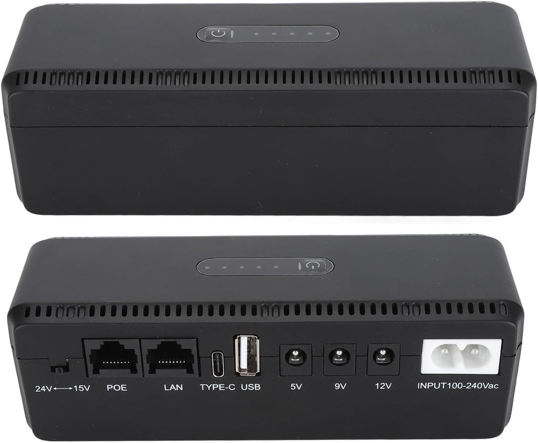 Fockety Mini-USV-Batterie-Backup für Router, Unterbrechungsfreie Mini-USV-Stromversorgung mit USB 5