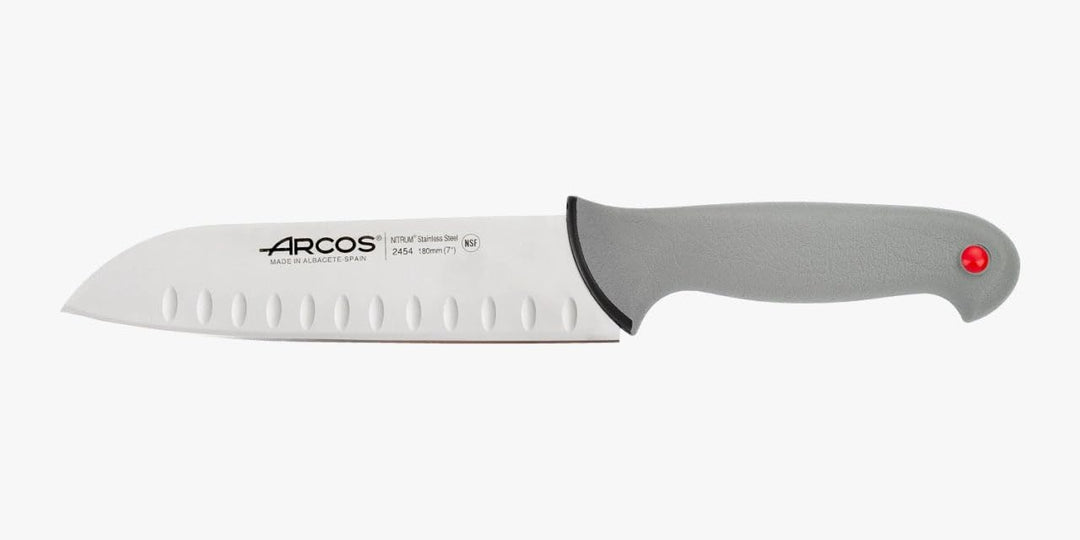Arcos Serie Colour Proof - Santoku Messer Messer Asiatischer Art- Klinge Nitrum Edelstahl 180 mm - H