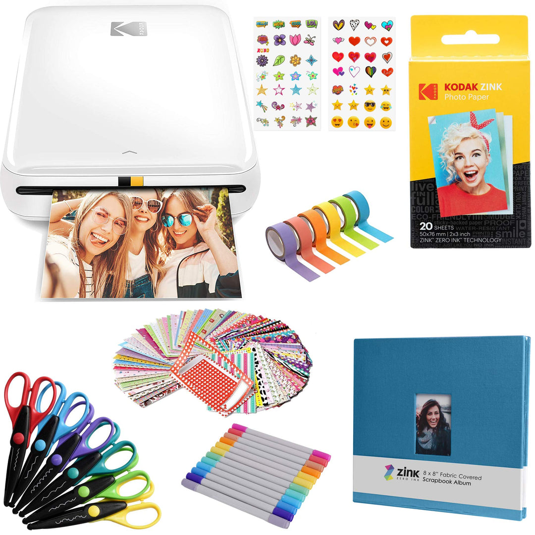 KODAK Step Instant-Fotodrucker mit Bluetooth/NFC, Zink Technologie & KODAK App für iOS & Android (We