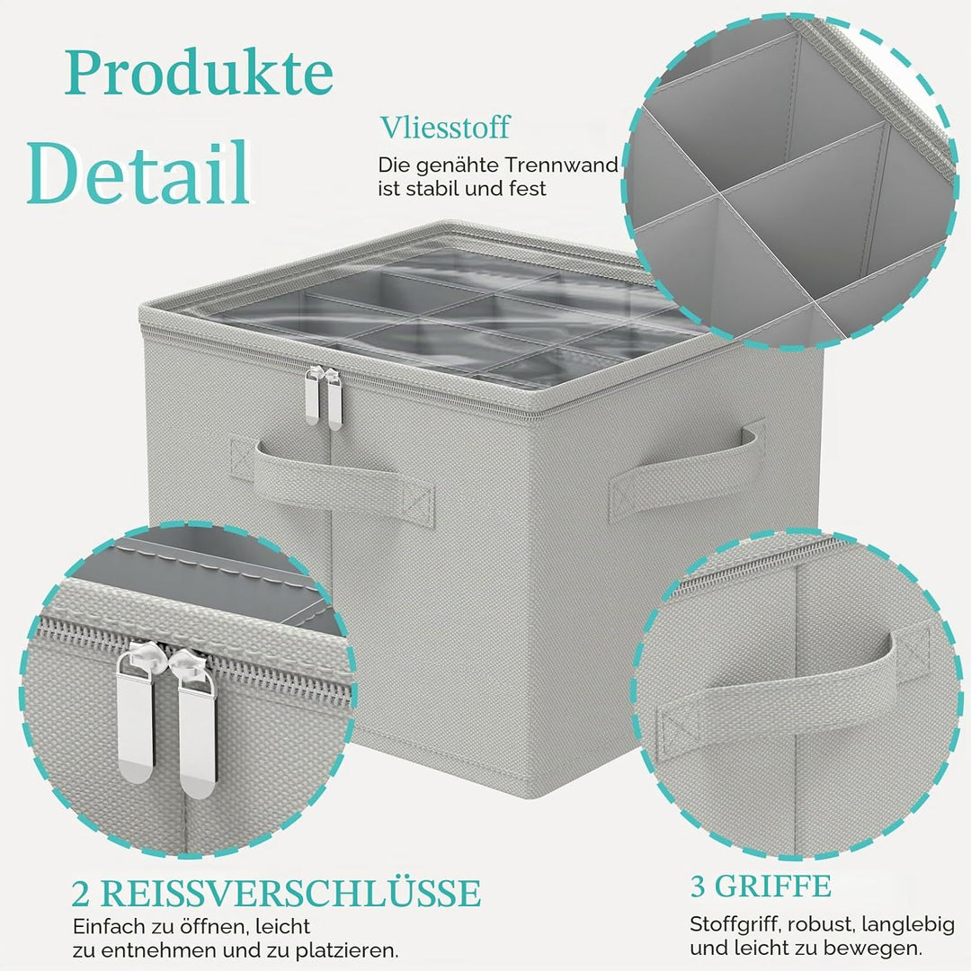 Schuhorganizer für Closet, Passt 12 Paare, Grosse Schuhschrank, Schuhbox mit Durchsichtigem Deckel,