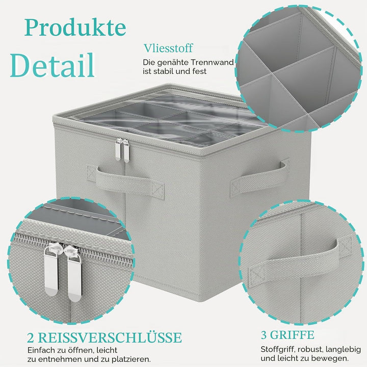 Schuhorganizer für Closet, Passt 12 Paare, Grosse Schuhschrank, Schuhbox mit Durchsichtigem Deckel,