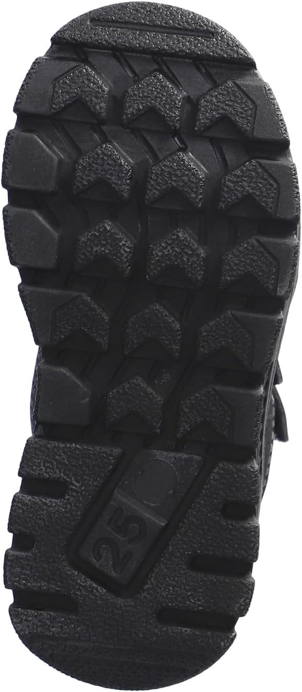 RICOSTA Jungen Winterstiefel GRISU,Kinder Boots,WMS:Weit,Sympatex,Blinklicht 35 EU Weit 090 Schwarz,