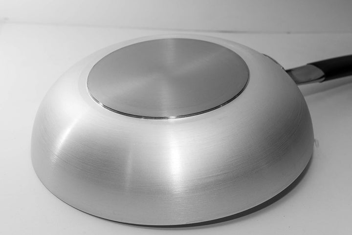 Pentole Agnelli Pfanne, Antihaftbeschichtung, Induktion, Aluminium 32 cm Silber / Schwarz, 32 cm Sil