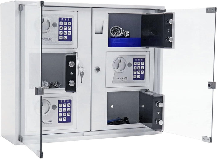 Profirst Schlüsselausgabe Partras 6000 Outdoor Elektronikschloss weiss Kunststoffscheibe (HxBxT) 474