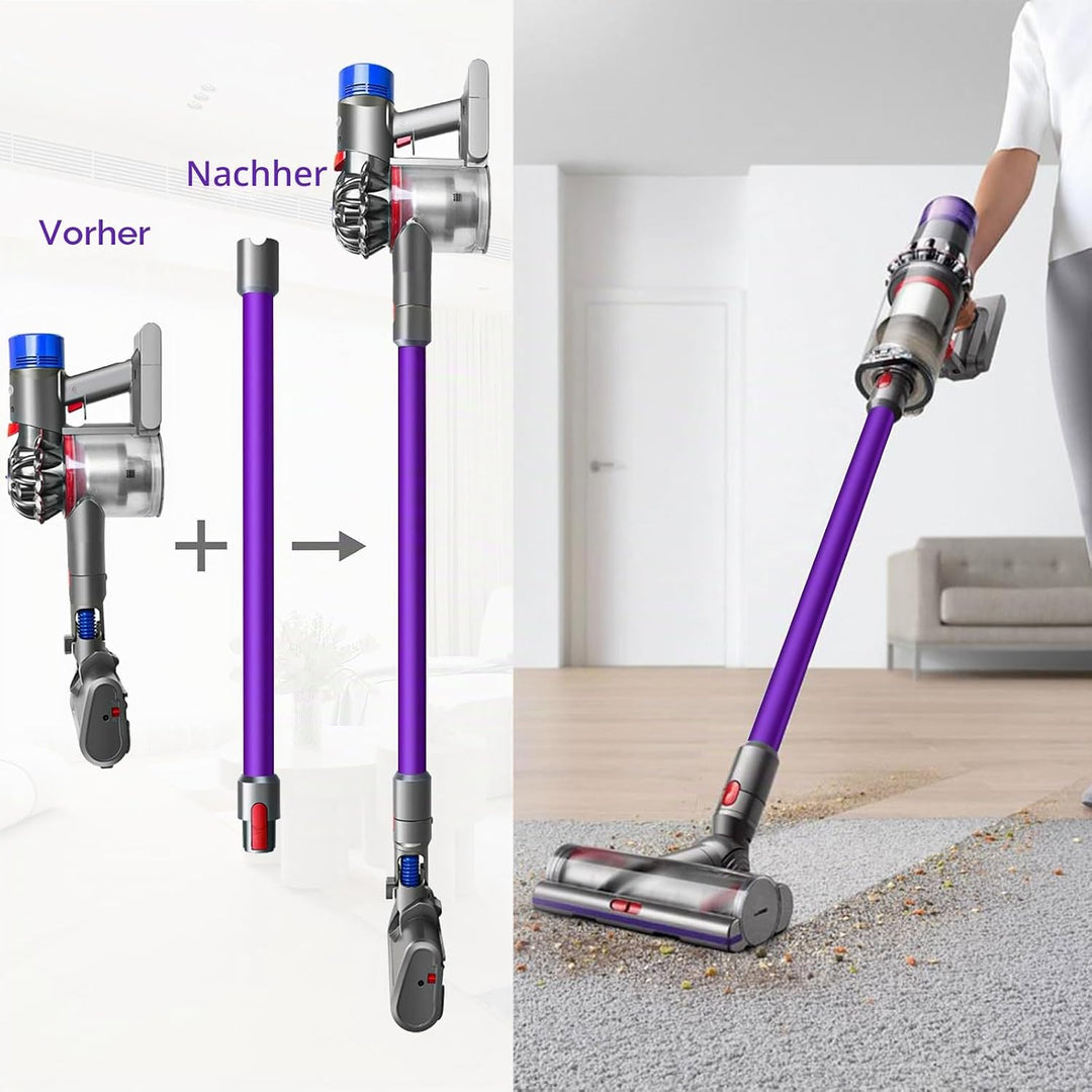 Verlängerungsrohr für Dyson V15 V11 V10 V8 V7 Saugrohr Ersatzteile Rohr Zubehör Staubsaugerrohr Tele