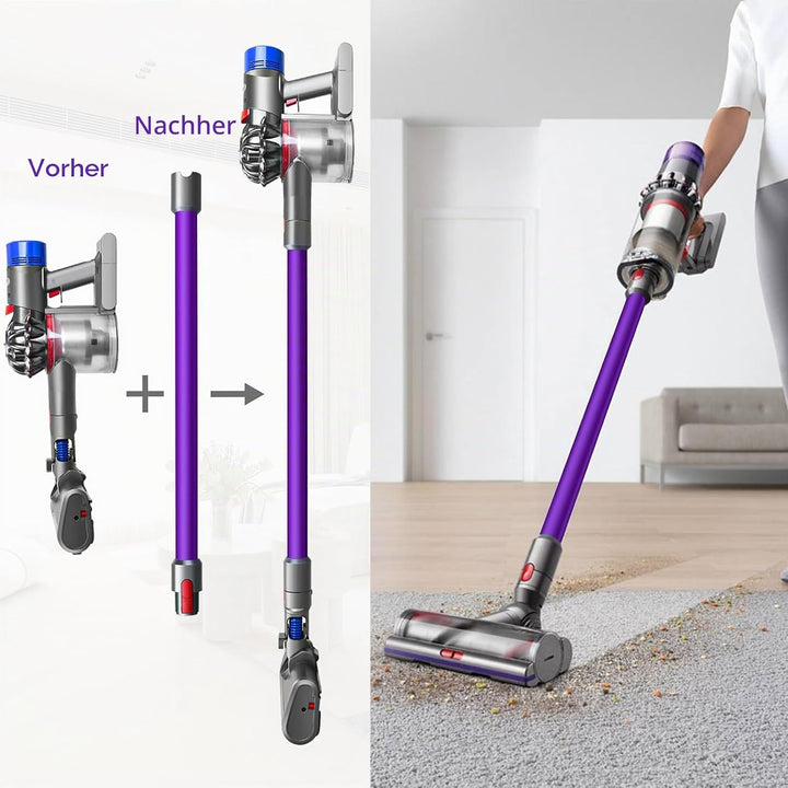 Verlängerungsrohr für Dyson V15 V11 V10 V8 V7 Saugrohr Ersatzteile Rohr Zubehör Staubsaugerrohr Tele
