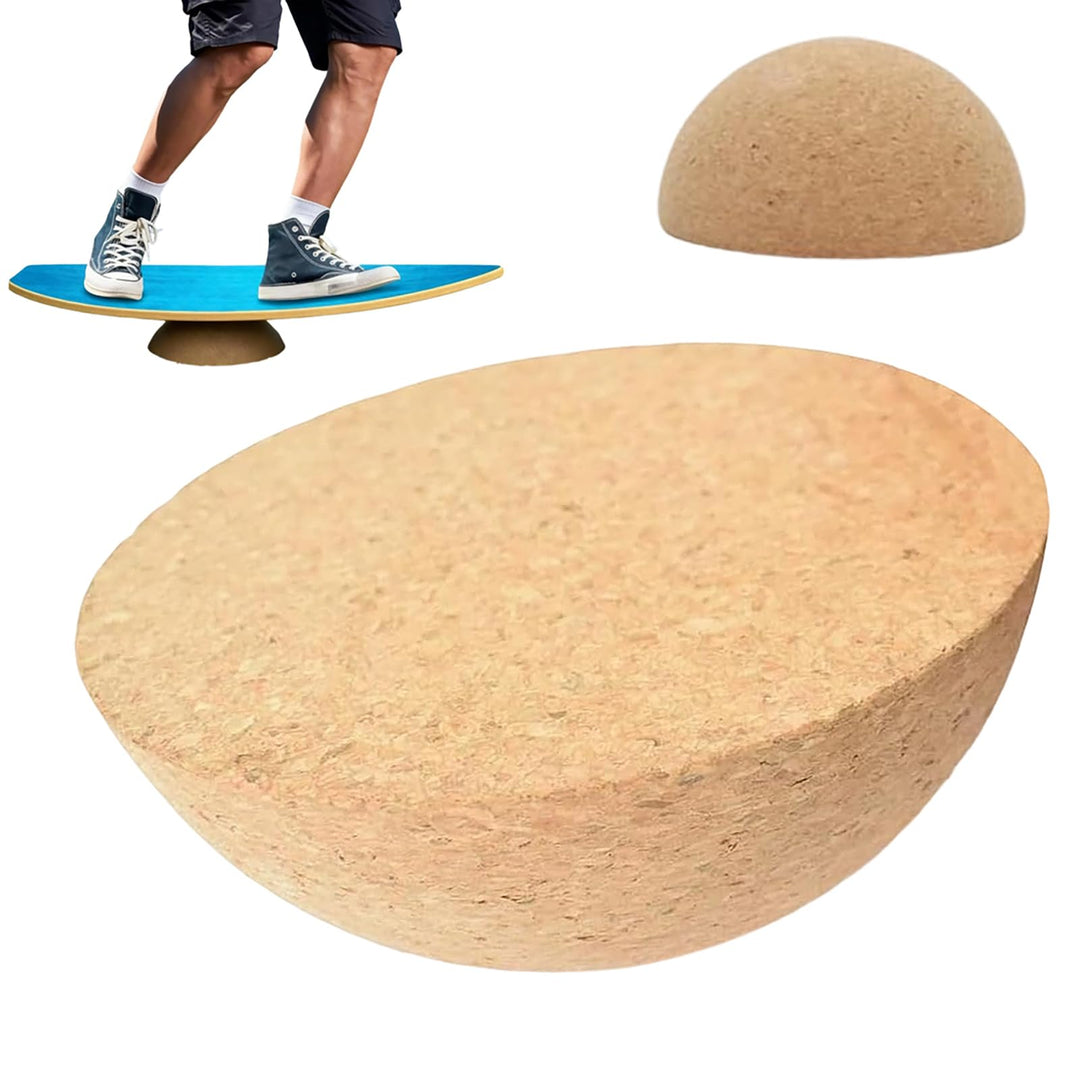 LUPATDY Kork Halbkugel Passend für Jedes Balance Board, Ø 15 cm Höhe 7 cm, Teil für Balance Boards,