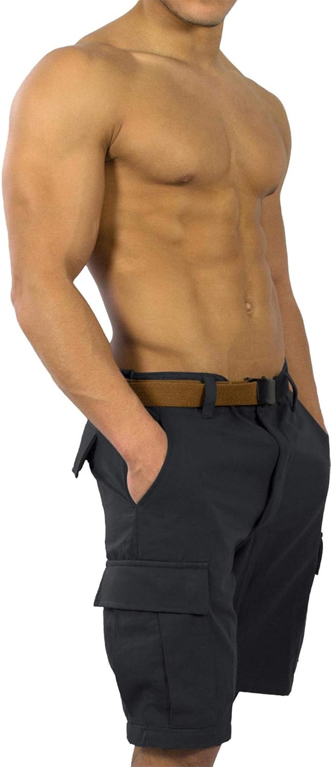 normani BDU Bermuda Short für Herren, Anthrazit