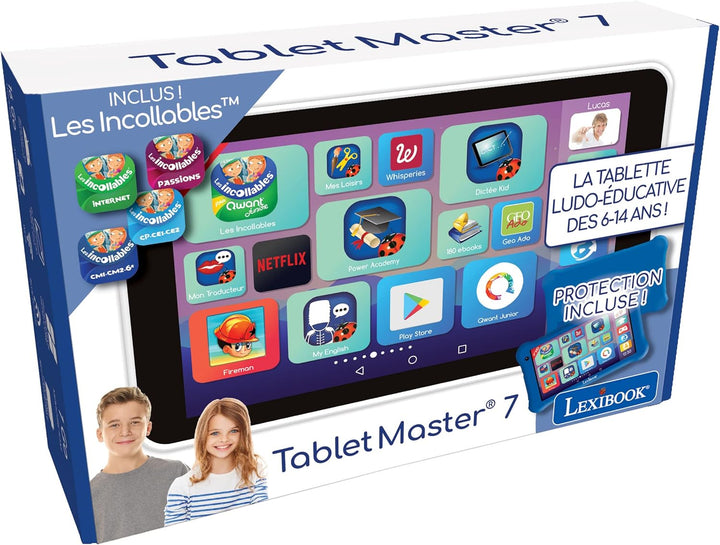 Lexibook TL70FRS Tablet Master 7 – Super Mario – Das Ludo-PC 7 Zoll Tasche im Lieferumfang enthalten