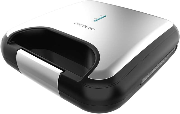 Cecotec Sandwichmaker Rock'nToast Grill +, 800W Leistung, RockStone Steinbeschichtung, Antihaft, Ede