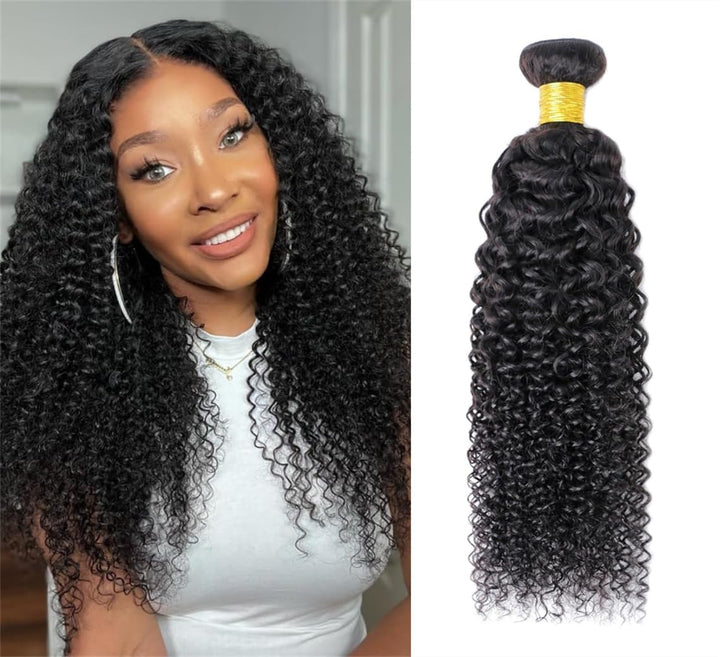 12A Brazilian Curly Human Hair Weave 1 Bundle Virgin Kinky Curly Hair Bundles Unprocessed Brazilian