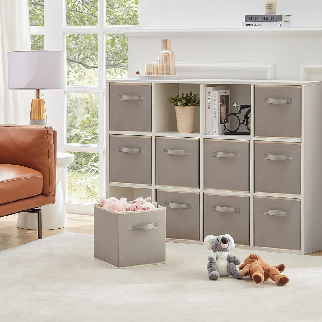 Lifewit 12 Stück Aufbewahrungswürfel, Aufbewahrungsbox aus Stoff, Ordnungsboxen aus Vliesstoff mit G