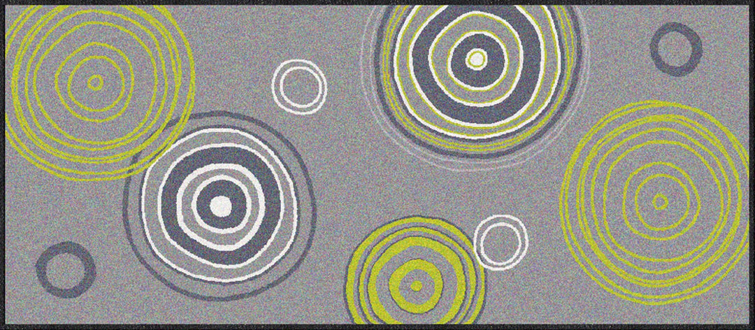 Erwin Müller Fussmatte, Schmutzfangmatte, Fussabtreter grau/grün Grösse 80x200 cm - robust, langlebi