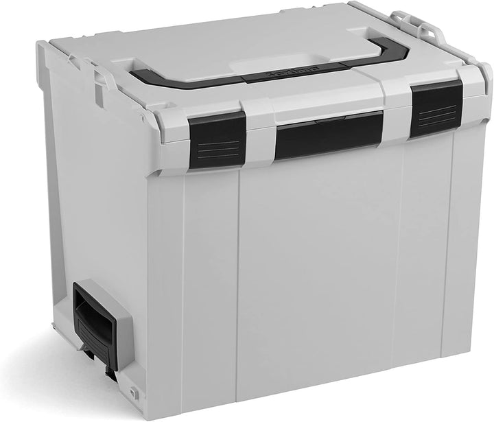 Bosch Sortimo L-BOXX 374 Grösse 4 grau | mit Einhängeeinsatz schwarz | Transportsystem Werkzeug | Id