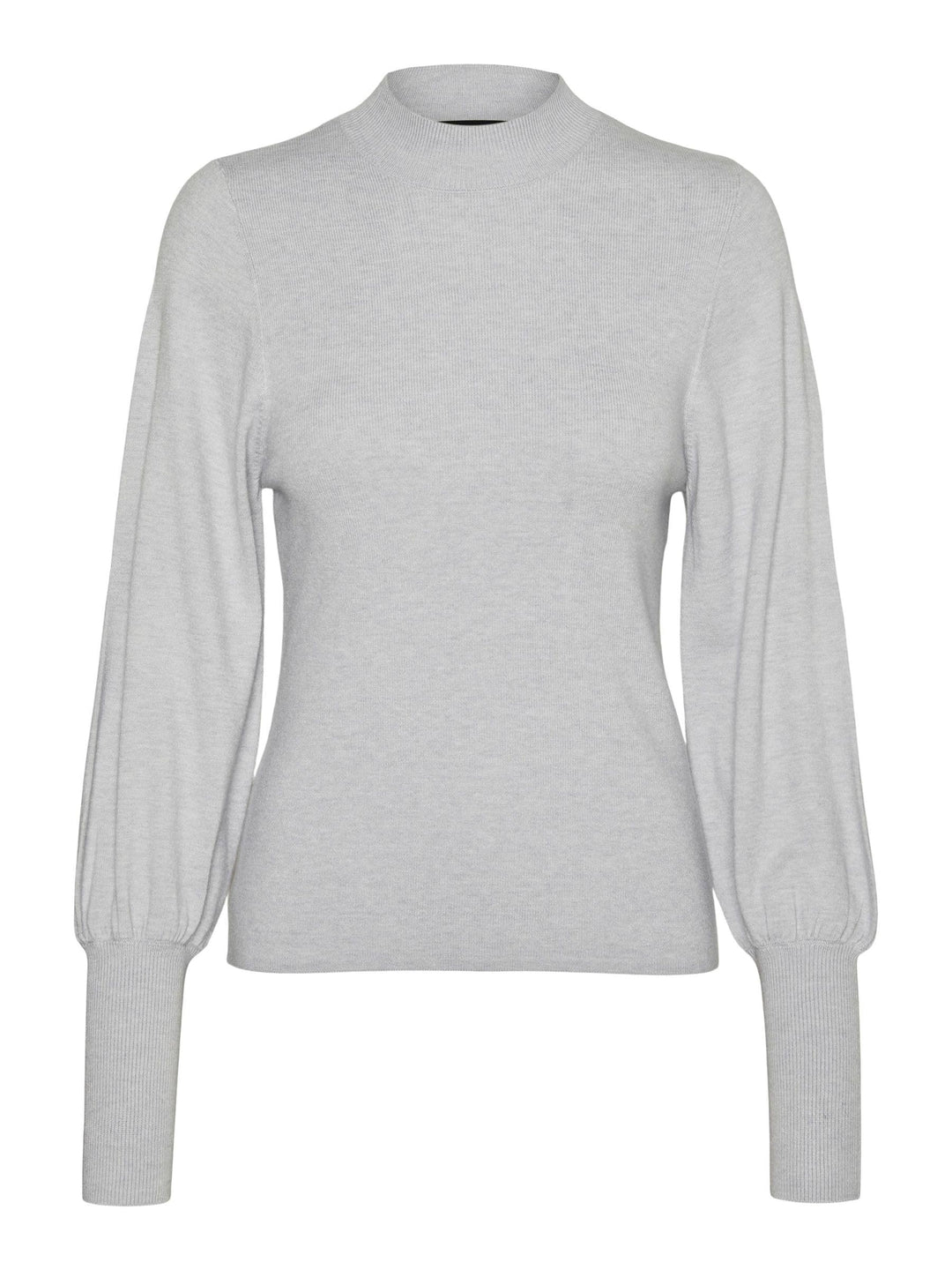 VERO MODA Female Strickpullover VMHOLLYKARISPUFF Strickpullover | Knitted Pullover S Light Grey Mela