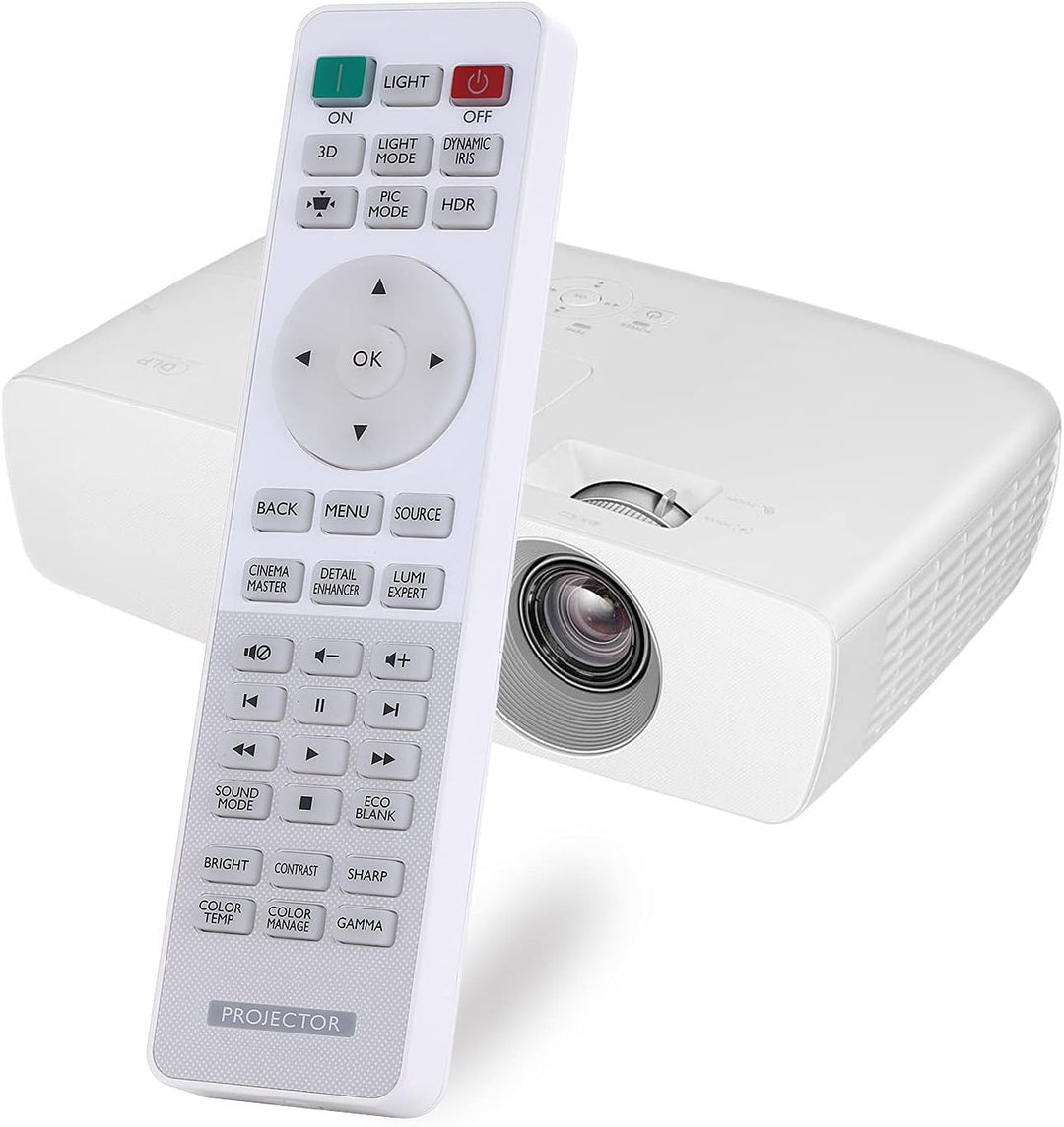 Aimdio RCV012 RCV015 Beamer Fernbedienung für BenQ W1090 TH683 W1070+ W2000 W2000+ W1110 HT1075 HT10