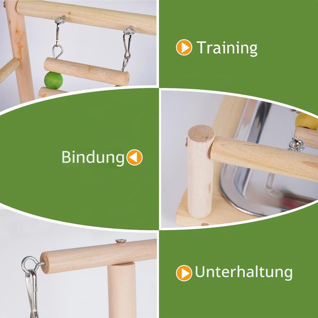 Bird Playground Wood, Parrot Playstand, Spielzeug, käfig, Spielplatz, Nymphensittich Spielzeug, Voge