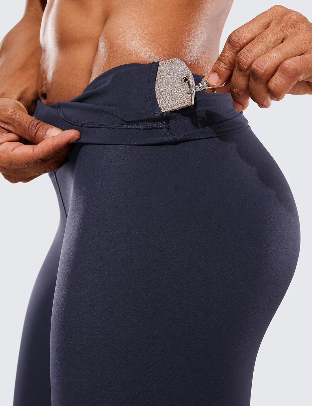 CRZ YOGA Hugged Feeling Damen High Waist Sports Leggings Blickdicht Yoga Leggins Kompression Sportho