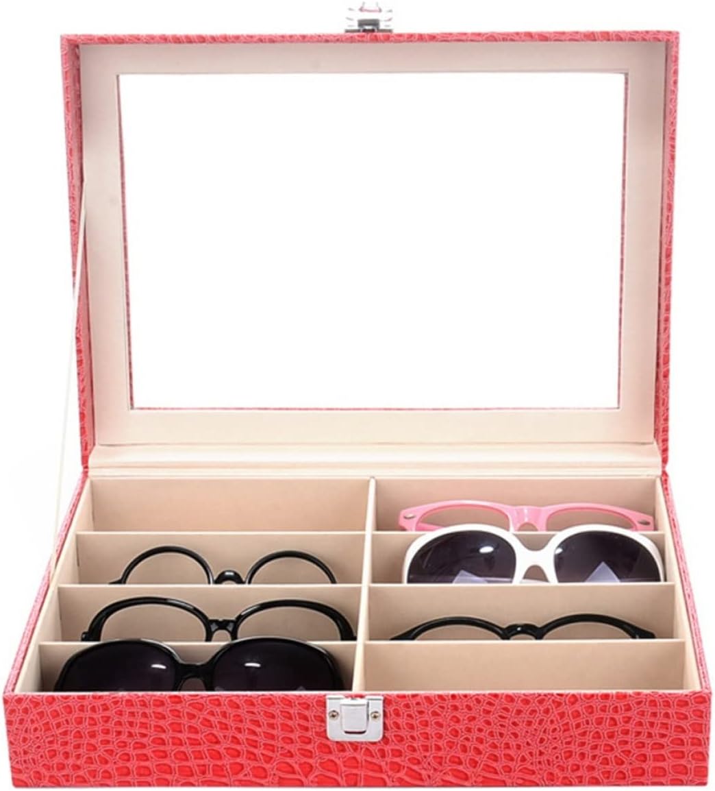 Cabilock Gläser 1Pc8 Sammlung Aufbewahrung Brillen Organizer Brillengeschäft Und Alligator netui G
