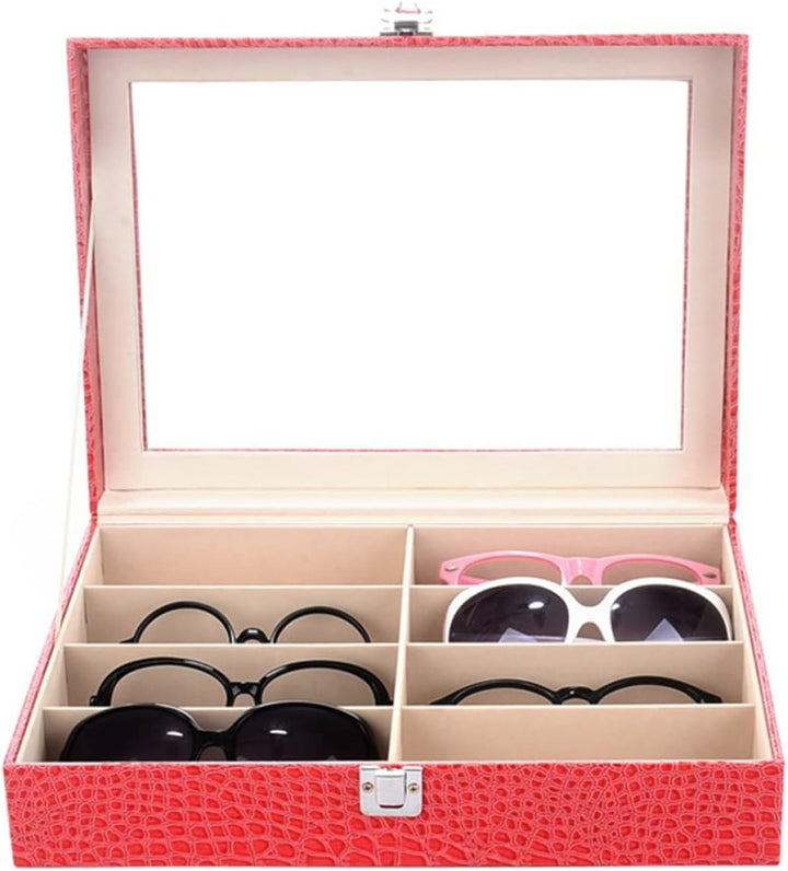 Cabilock Gläser 1Pc8 Sammlung Aufbewahrung Brillen Organizer Brillengeschäft Und Alligator netui G