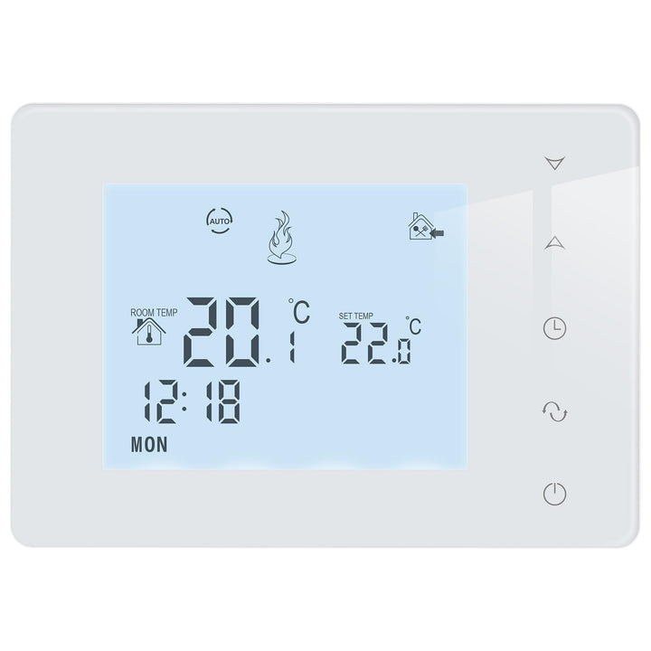 Beok Raumthermostat für Steuerung des Gaskessel und Wasserkessel, Programmierbarer Heizungthermostat