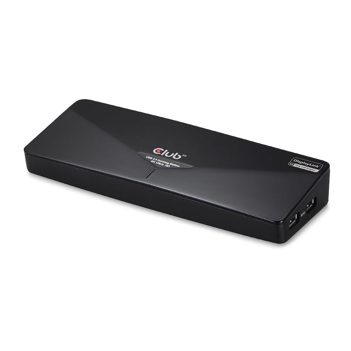 Club 3D 4K Dual Display Dockingstation (HDMI, DisplayPort, DVI 3X USB 3.0) Schwarz, Schwarz