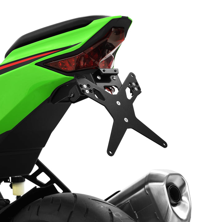 ZIEGER X-Line Kennzeichenhalter Kennzeichenhträger Heckumbau kompatibel mit: Kawasaki Ninja 400 (EX4