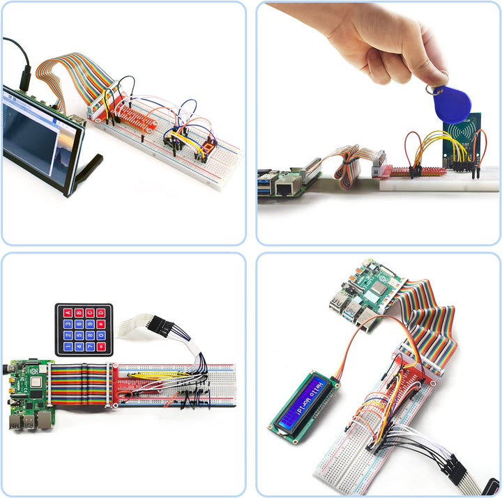 Miuzei Starter Kit für Arduino Projekte-Elektronik Bausatz mit Breadboard mit 58 Lektionen, 235 Komp