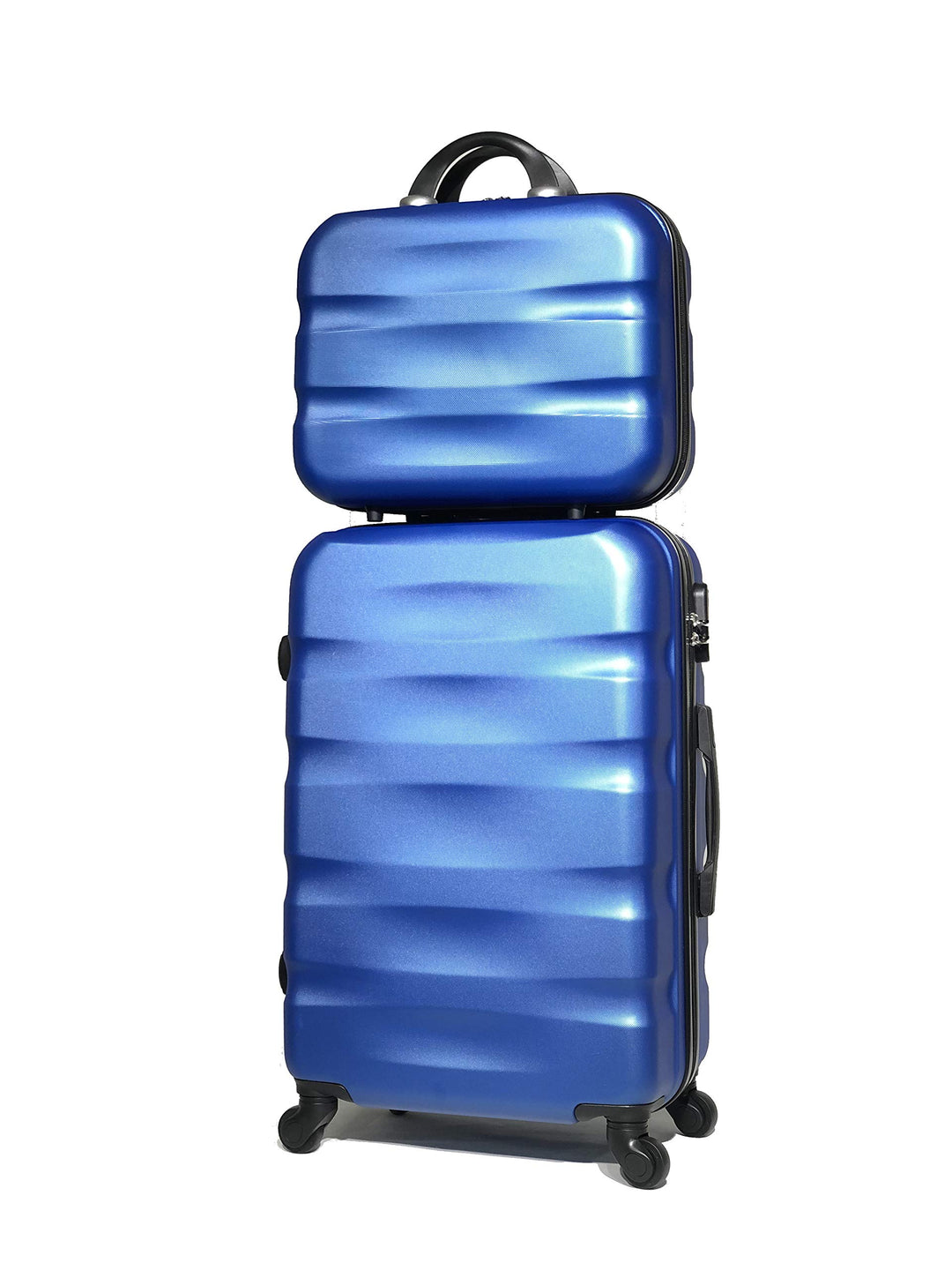 CELIMS Kabinenkoffer, mittelgross, mit oder ohne Vanity – französische Marke, Blau (5806), Moyen & V