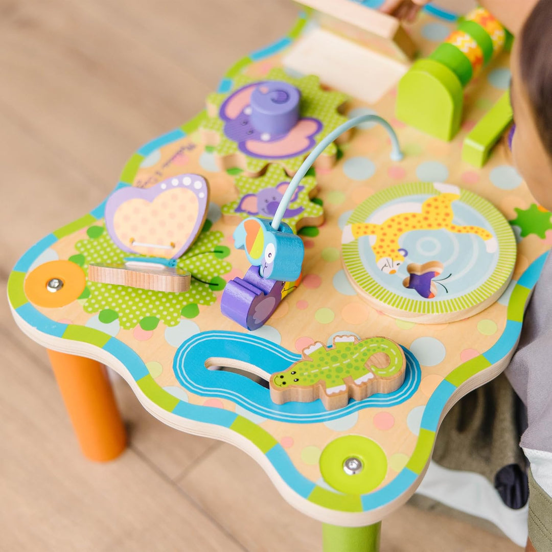 Melissa & Doug 40122 Dschungelaktivitätstisch, mehrfarbig