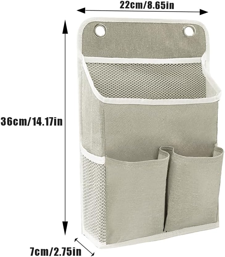 2 Stück Hängeorganizer mit 4 Haken, Hängeregal Hängende Aufbewahrung Organisatoren Wasserfeste Faltb