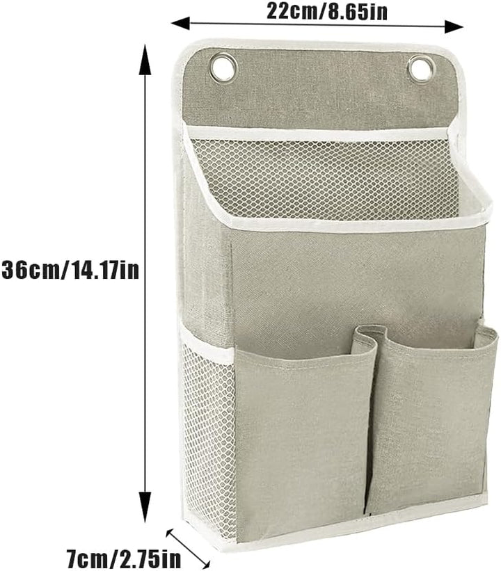 2 Stück Hängeorganizer mit 4 Haken, Hängeregal Hängende Aufbewahrung Organisatoren Wasserfeste Faltb