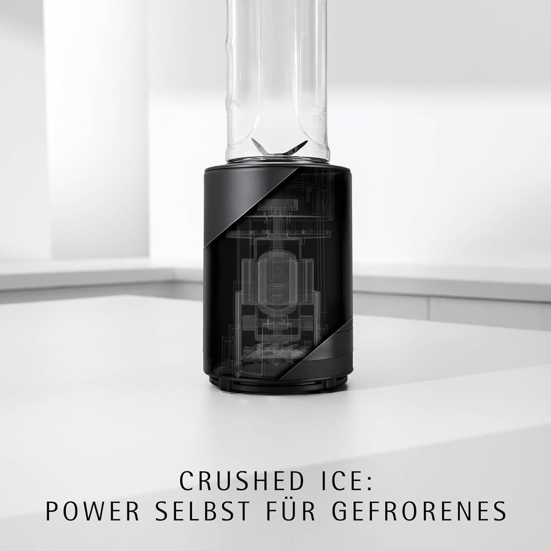 WMF Küchenminis Smoothie-to-go, Mini Standmixer mit zwei Mix-/Trinkbehältern 0,6l, Mixer Hochleistun