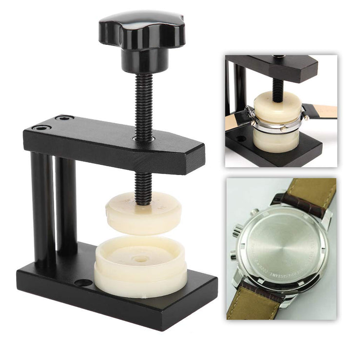 Firm Watch Crystal Press Tool Praktisch, Uhrpresse, mit 12 Dies Watch Press Set Back Case Closer, Wa
