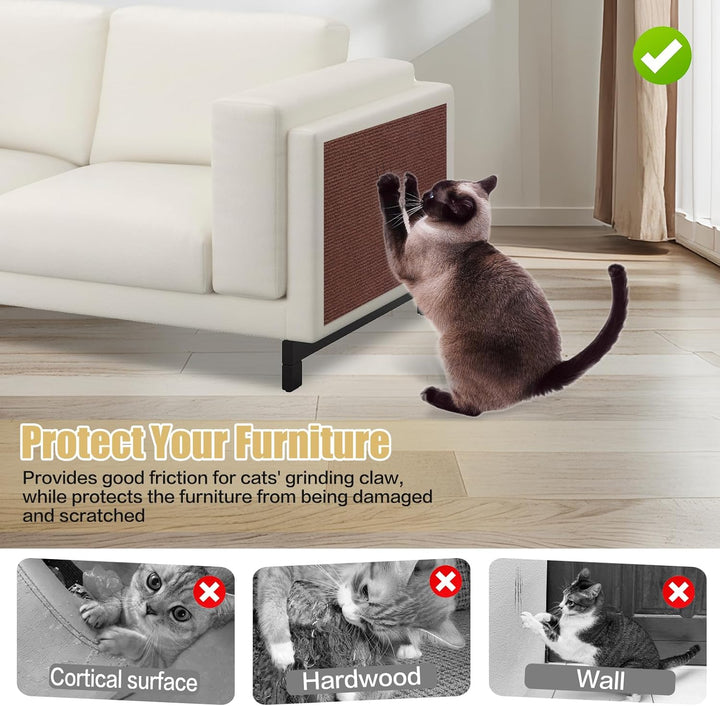 Kratzteppich selbstklebend Kratzmatte Katze Sofa Kratzbretter Katze Wand Kratzbrett Katzen Katzenwan